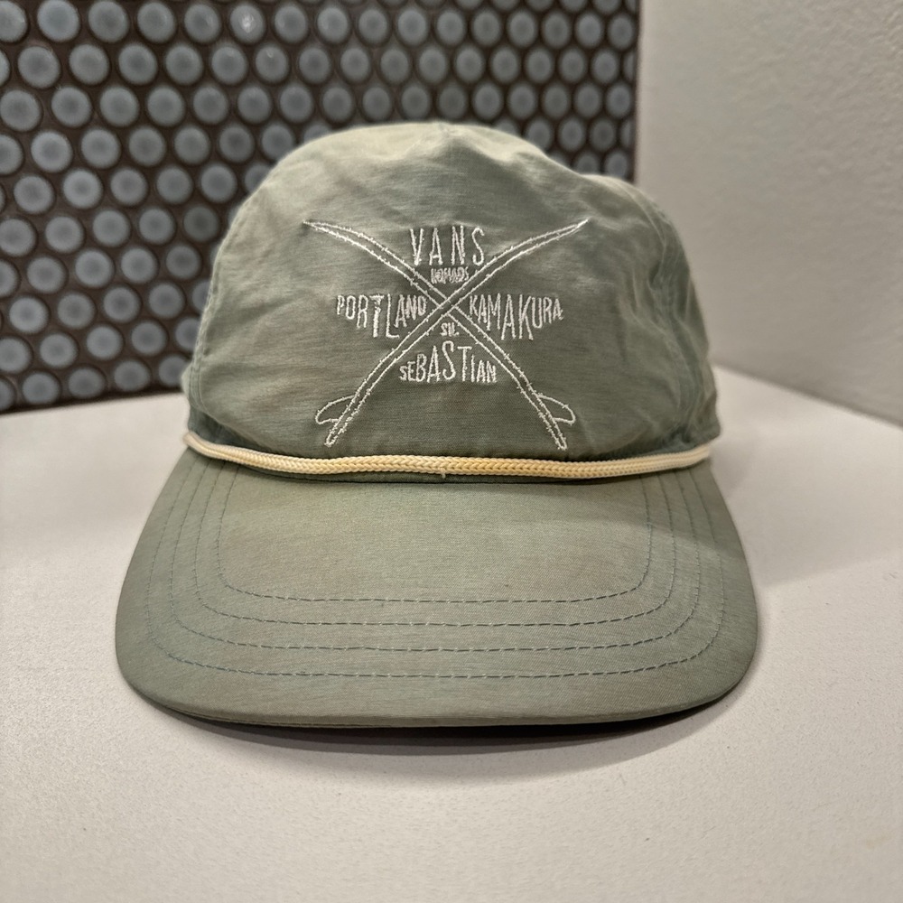 Vans Hat Cap Skate Nomads Portland Sebastian Kamakura Brim Baseball‎ Snap Back